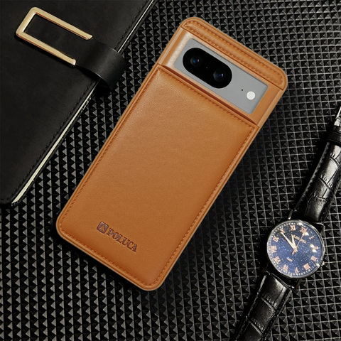 Prime Leather Brown Leather Case for Google Pixel 8