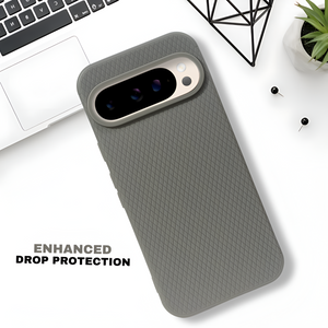 Grey Line Wave Silicone Case for Google Pixel 9 Pro
