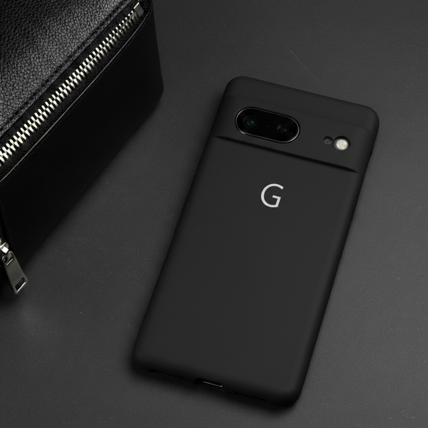 Black Camera Original Silicone case for Google Pixel 7