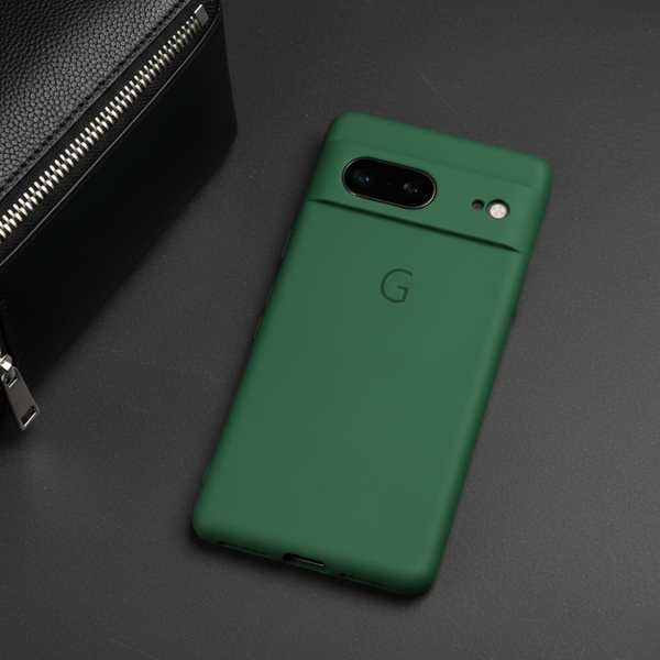Dark Green Camera Original Silicone case for Google Pixel 7