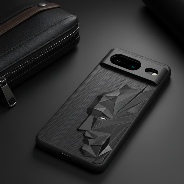 Superhero Engraved logo silicon Case for Google Pixel 8