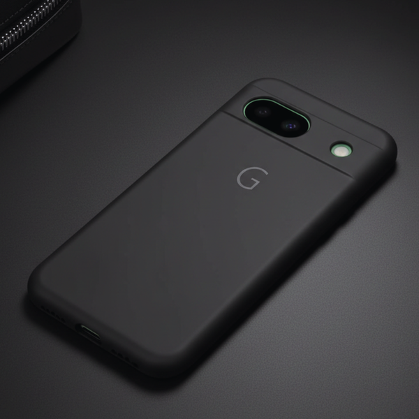 Black Camera Original Silicone case for Google Pixel 8a