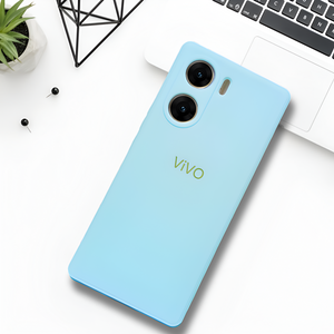 Light Blue Candy silicone Case for Vivo V29e