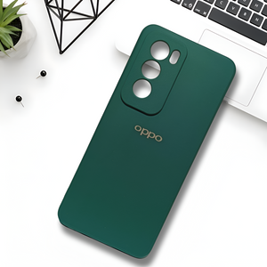 Dark Green Candy Silicone Case for Oppo Reno 12