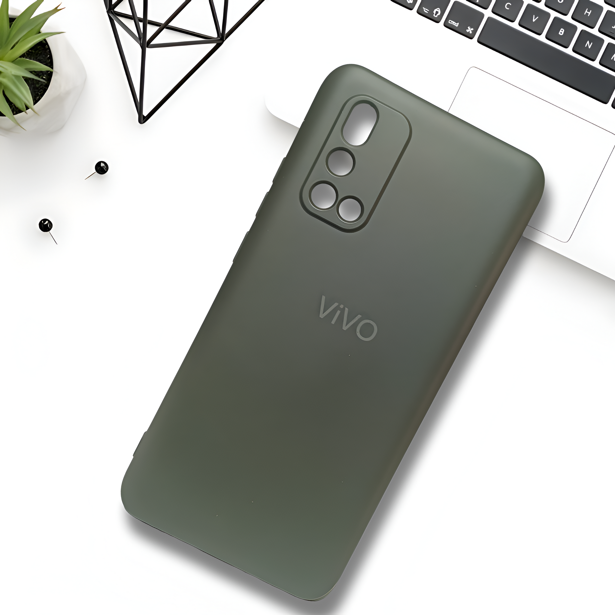 Grey Camera Original Silicone case for Vivo V19