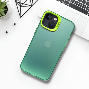 Green Rgiem Slim Slicone Non-Yellowing Protective Case for Apple Iphone 15