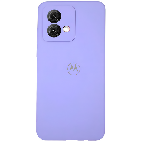 Purple Camera Original Silicone case for Motorola G84