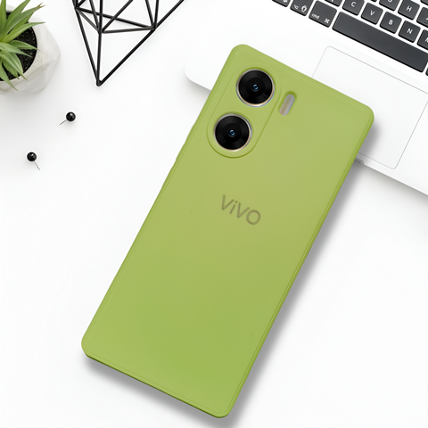 Light Green Candy silicone Case for Vivo T2X