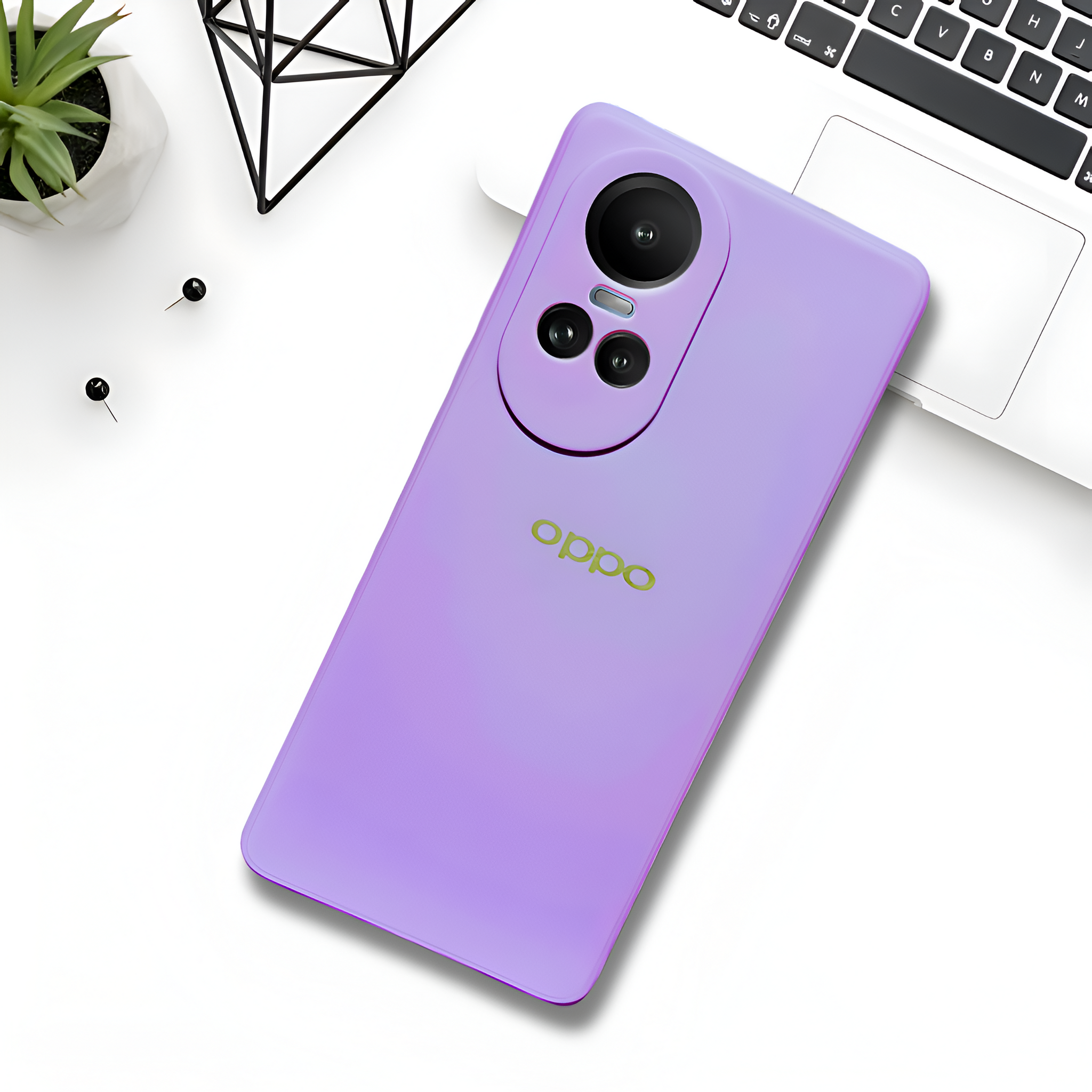 Purple Candy Silicone Case for Oppo Reno 10 Pro