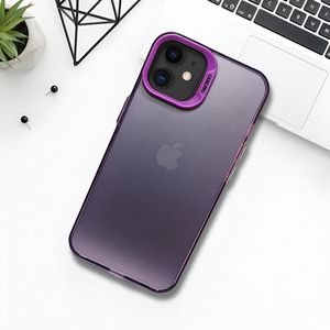 Purple Rgiem Slim Slicone Non-Yellowing Protective Case for Apple Iphone 11