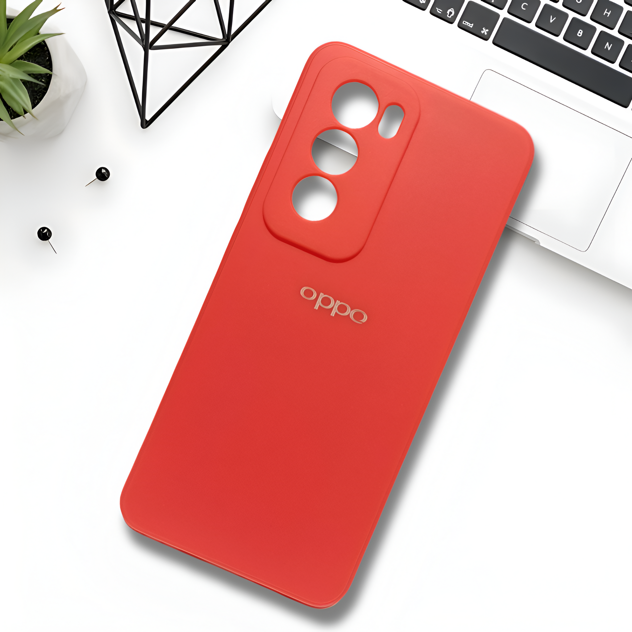 Red Candy Silicone Case for Oppo Reno 12