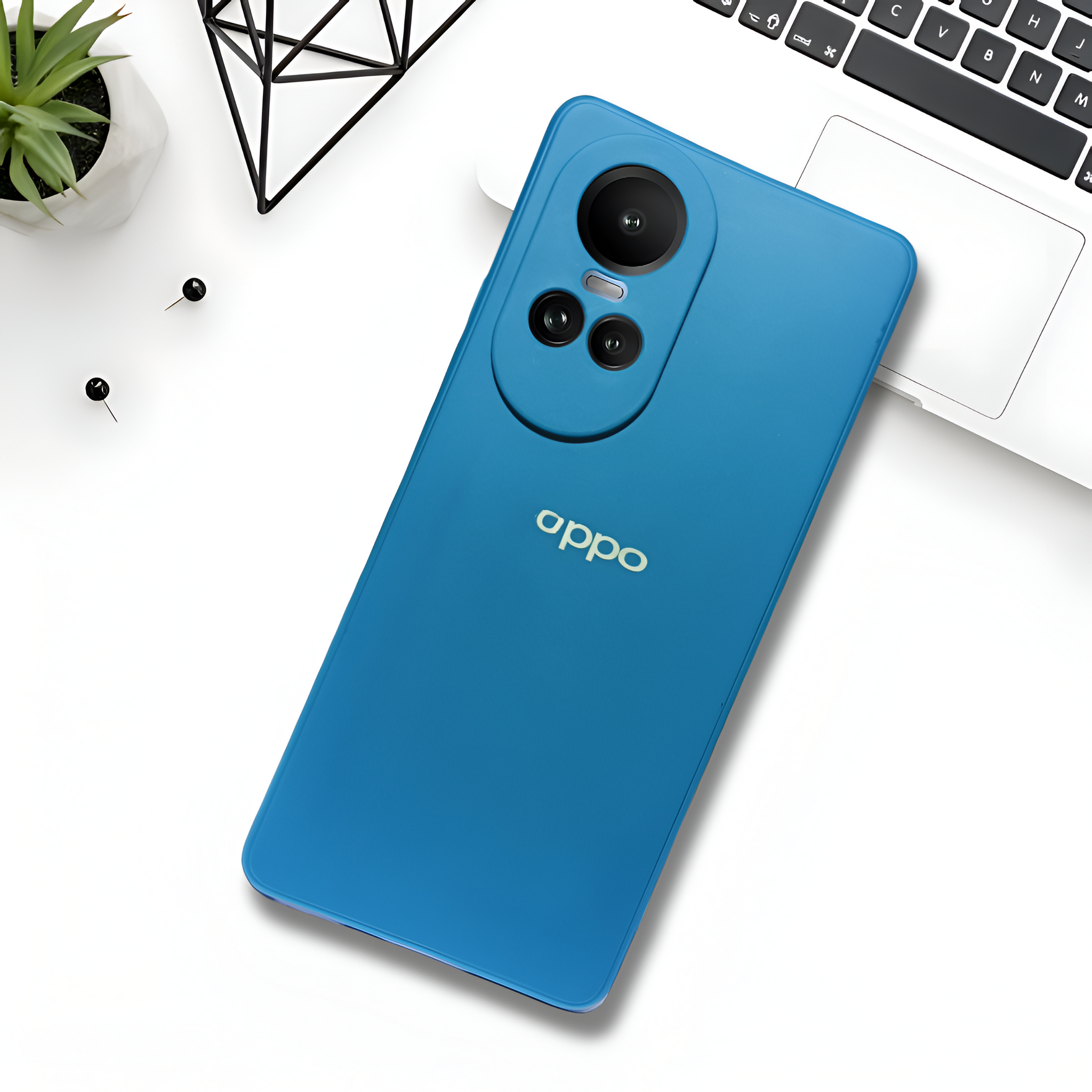 Cosmic Blue Candy Silicone Case for Oppo Reno 10 Pro