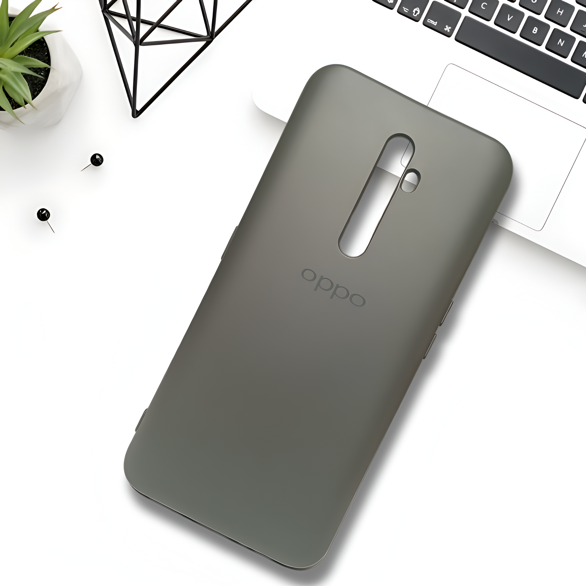 Grey Original Silicone case for Oppo Reno 2z