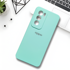 Light Blue Candy Silicone Case for Oppo Reno 12