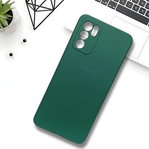 Dark Green Camera Original Silicone case for Oppo Reno 6