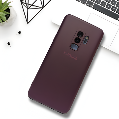 Deep Purple Camera Original Silicone case for Samsung S9 Plus