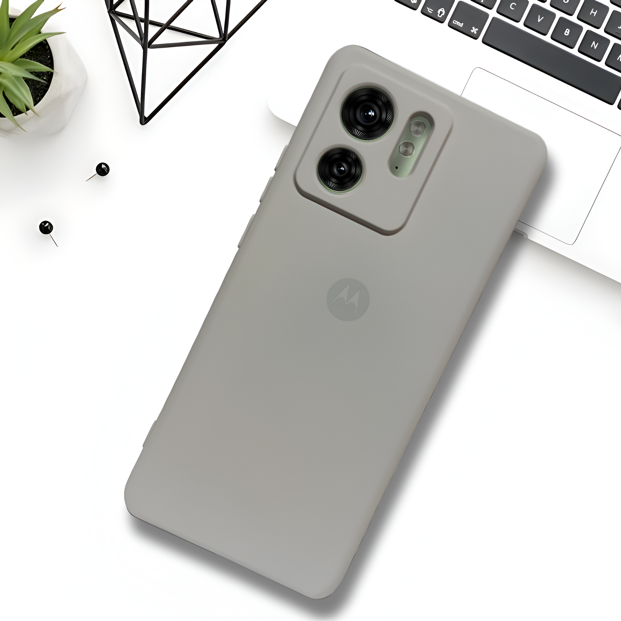 Lavender Camera Original Silicone case for Motorola Edge 40