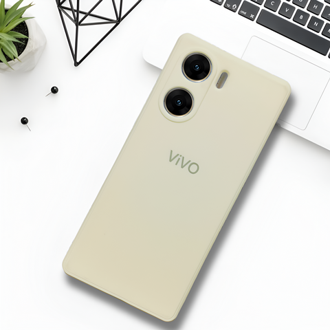 Cream Candy silicone Case for Vivo V29e