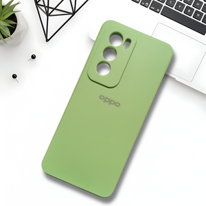 Light Green Candy Silicone Case for Oppo Reno 12