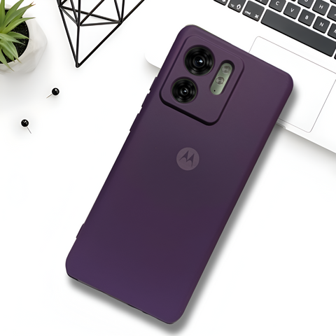 Deep Purple Camera Original Silicone case for Motorola Edge 40