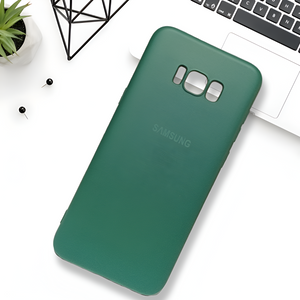 Dark Green Camera Original Silicone Case for Samsung S8 Plus