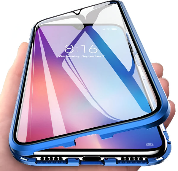 Blue Magnetic Back Case for Oppo F11 Pro