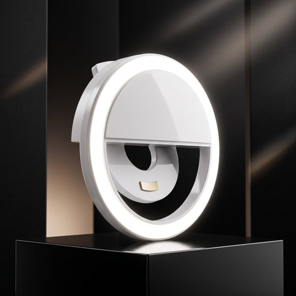 Portable Rechargeable Selfie Ring Light for mobile Phone - The Hatke