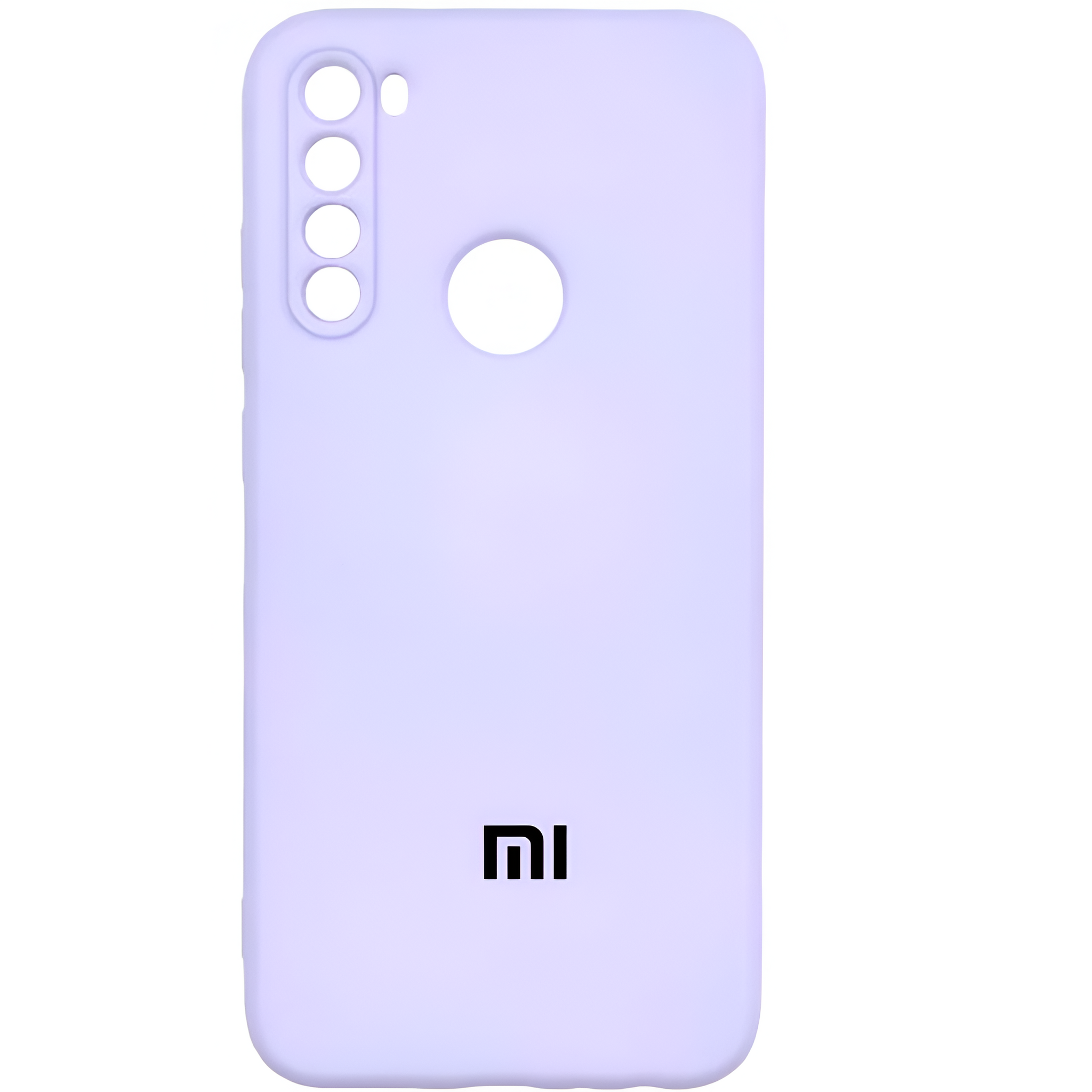 Purple Camera Original Silicone Case for Redmi Note 8