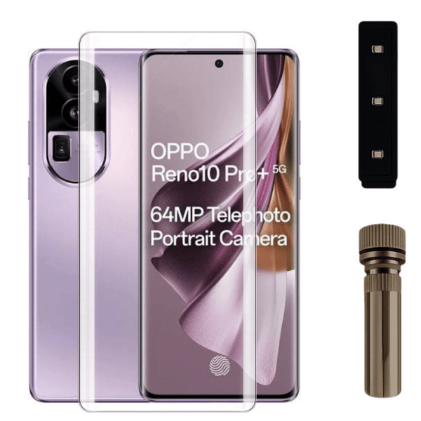 Premium UV Tempered Glass Screen Protector For Oppo Reno 10 Pro Plus - The Hatke