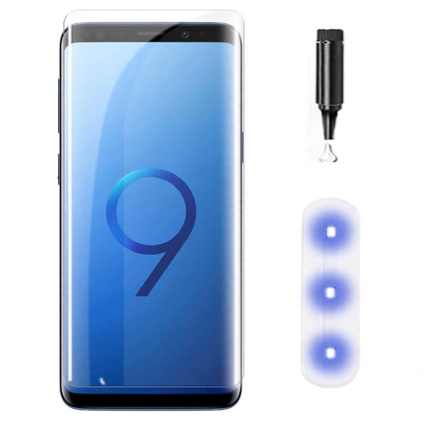 Premium UV Tempered Glass Screen Protector For Samsung S9 - The Hatke