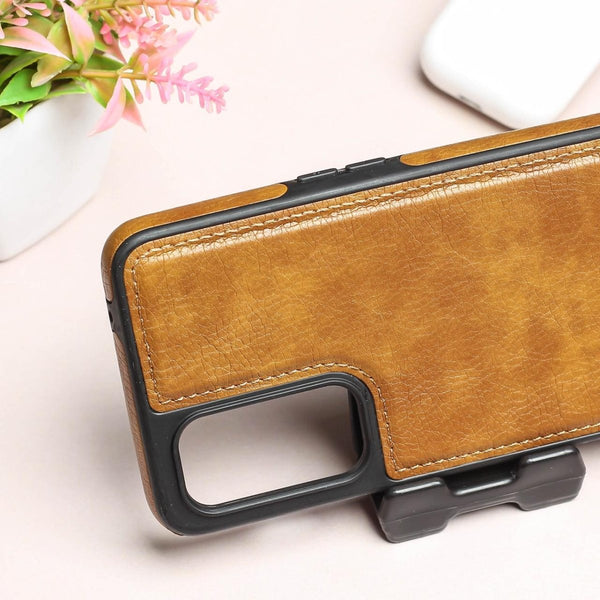 Puloka Brown Leather Case for Oneplus Nord 2 - The Hatke