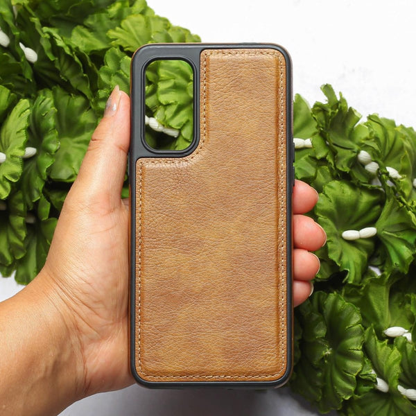 Puloka Brown Leather Case for Oneplus Nord 2 - The Hatke