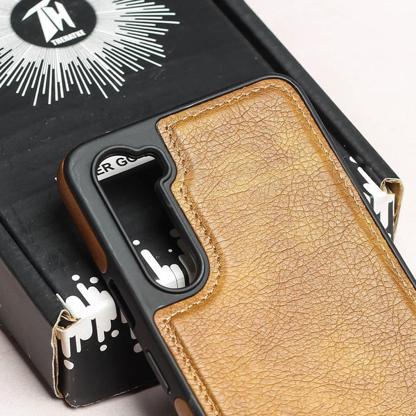 Puloka Brown Leather Case for Oneplus Nord - The Hatke