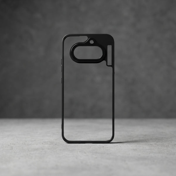 Pureview Black Hybrid Shockproof Silicone Case for Nothing Phone 4a - The Hatke