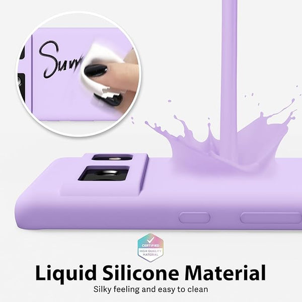 Purple Camera Original Silicone case for Google Pixel 6 - The Hatke