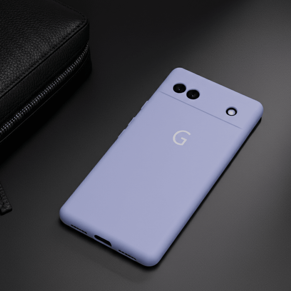 Purple Camera Original Silicone case for Google Pixel 6A - The Hatke
