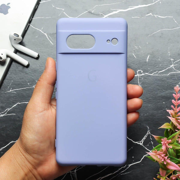 Purple Camera Original Silicone case for Google Pixel 7 - The Hatke
