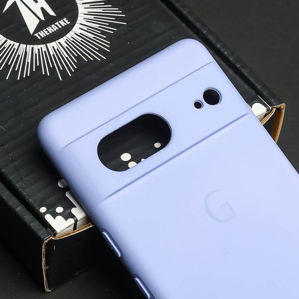 Purple Camera Original Silicone case for Google Pixel 7 - The Hatke