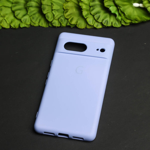Purple Camera Original Silicone case for Google Pixel 7 - The Hatke