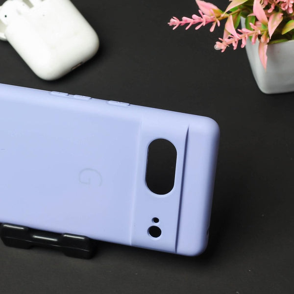 Purple Camera Original Silicone case for Google Pixel 7 - The Hatke
