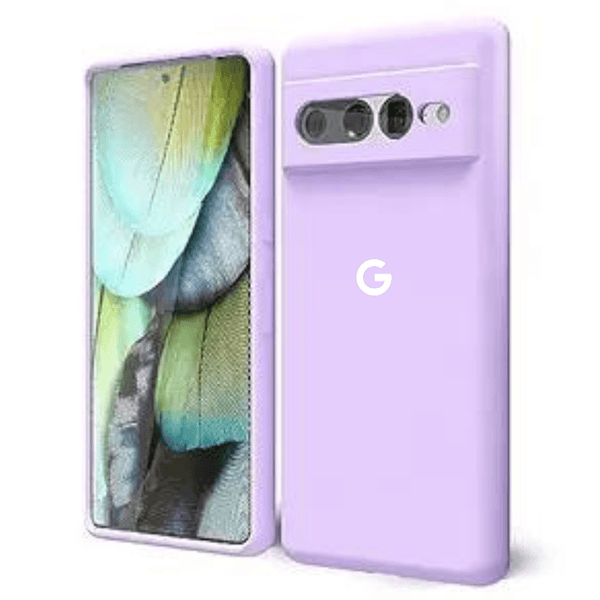 Purple Camera Original Silicone case for Google Pixel 7 Pro - The Hatke