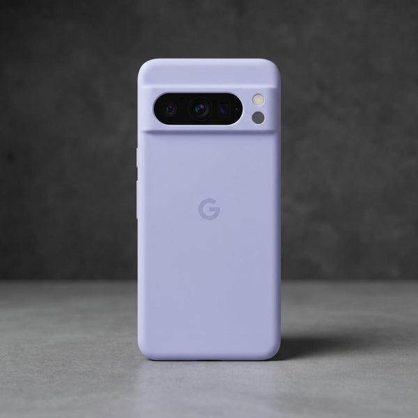 Purple Camera Original Silicone case for Google Pixel 8 Pro - The Hatke