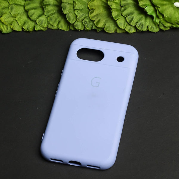 Purple Camera Original Silicone case for Google Pixel 8a - The Hatke