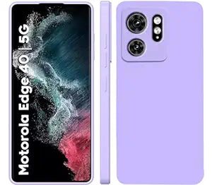 Purple Camera Original Silicone case for Motorola Edge 40 - The Hatke