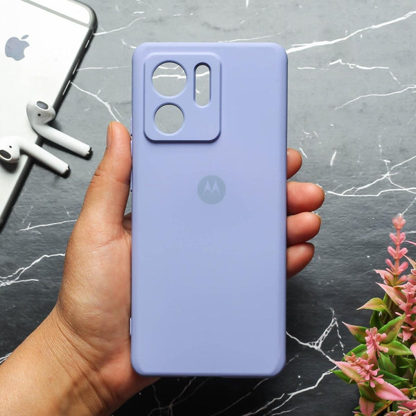 Purple Camera Original Silicone case for Motorola Edge 40 - The Hatke