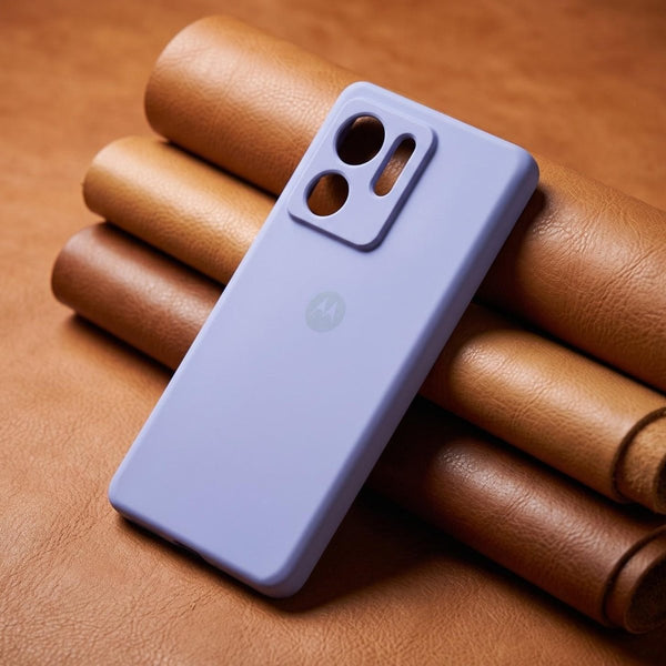Purple Camera Original Silicone case for Motorola Edge 40 - The Hatke
