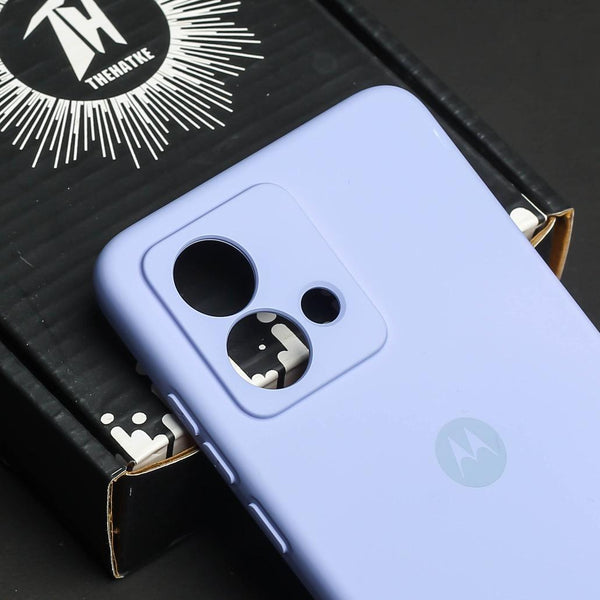 Purple Camera Original Silicone case for Motorola Edge 40 Neo - The Hatke
