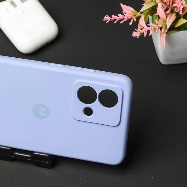 Purple Camera Original Silicone case for Motorola Edge 40 Neo - The Hatke