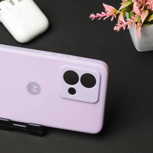 Purple Camera Original Silicone case for Motorola G84 - The Hatke