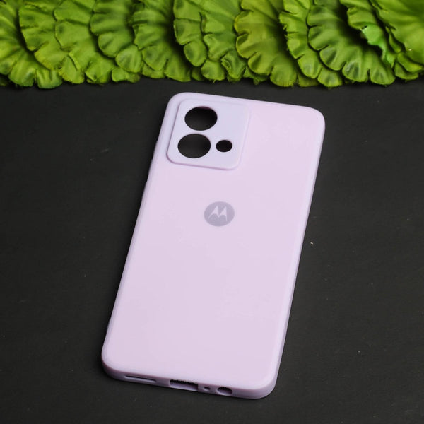 Purple Camera Original Silicone case for Motorola G84 - The Hatke